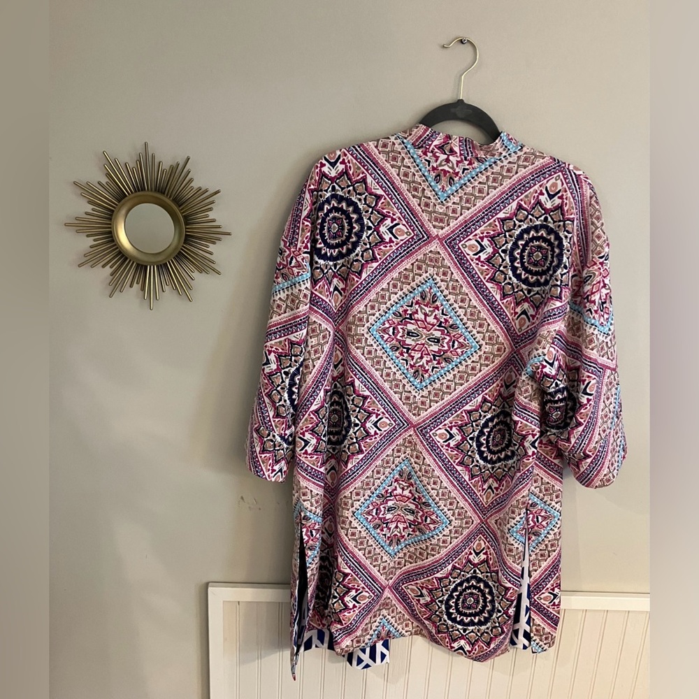 Chico's Multicolor Geometric Patterned Top - image 2